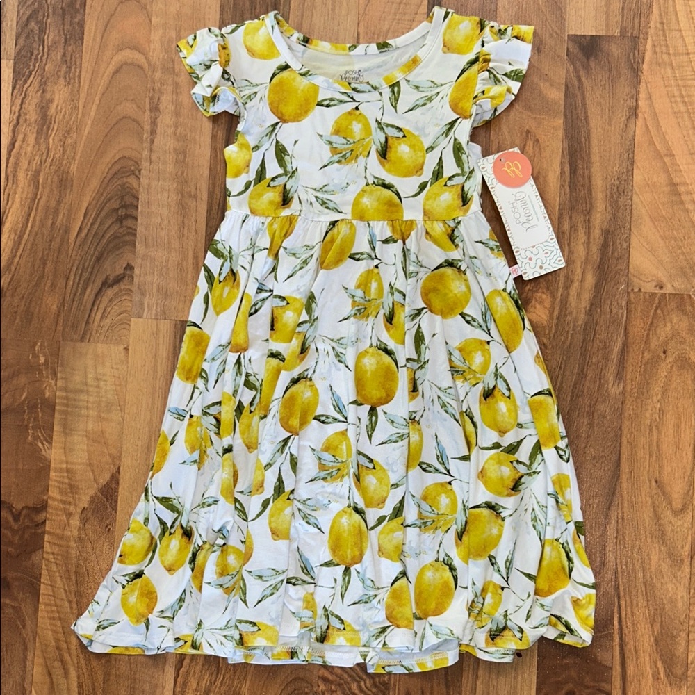 Posh Peanut OG Lemon Dress - NWT - 5T - Rare
